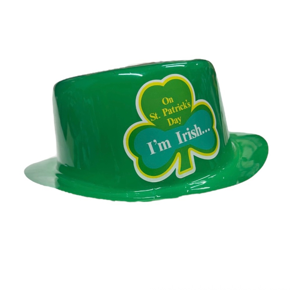 Creative Converting green Irish holiday accessory hat brand new never worn!